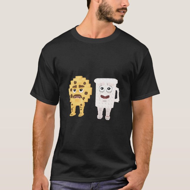 Cooki och Milki Brainrot jul T Shirt (Framsida)