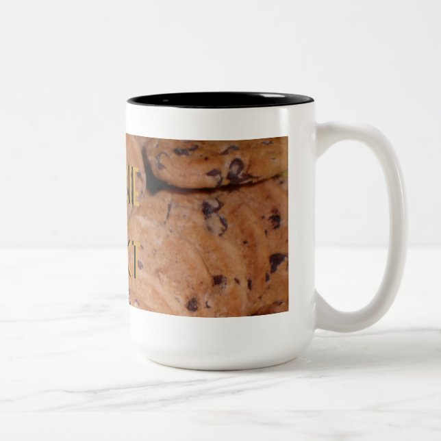 Cookie Addict Cookie Mönster Mugg (Höger)