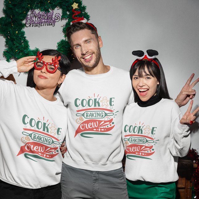 Cookie bakande besättning, christmas sweatshirt t shirt (Cookie baking crew christmas sweatshirt
)