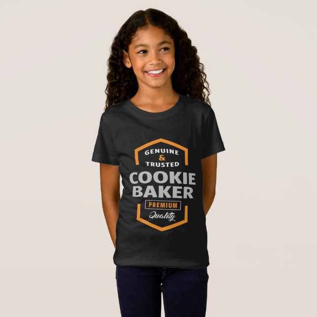 Cookie Baker | Gift-idéer Tee Shirt (Hel framsida)