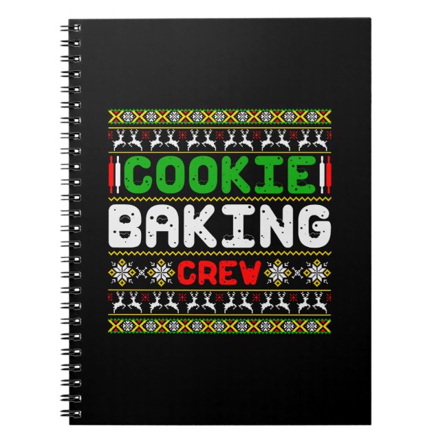 Cookie Baking Crew-50000 Anteckningsbok (Framsidan)