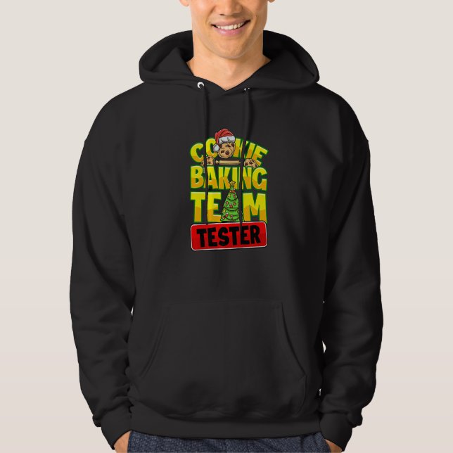 Cookie Baking Crew  Christmas Cookie Baking Team T Hoodie (Framsida)