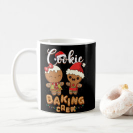 Cookie Baking Crew Christmas Santa Family Team Kaffemugg