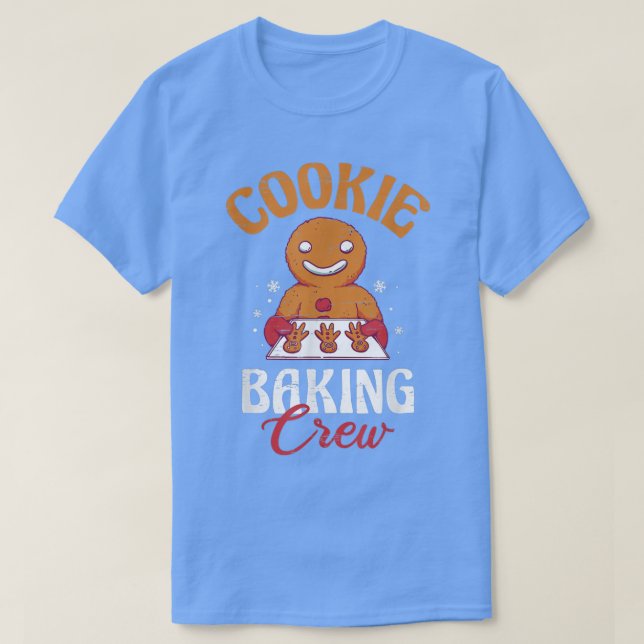 Cookie Baking Crew Culinary Baking Pastry Chef Bak T Shirt (Design framsida)