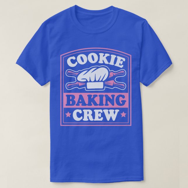 Cookie Baking Crew Cute Matching Baker Gingertea T Shirt (Design framsida)