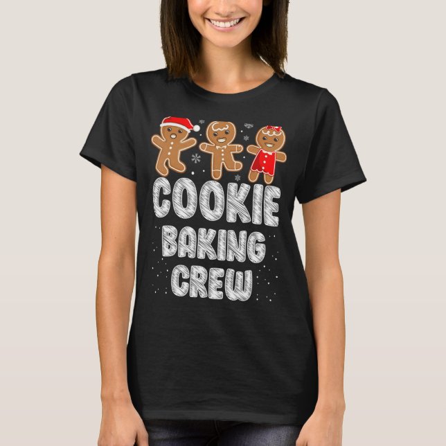 Cookie Baking Crew-familjen - julbrödder T Shirt (Framsida)