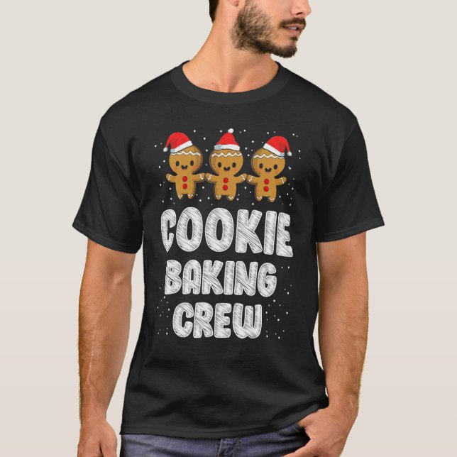Cookie Baking Crew-familjen - julbrödder T Shirt (Framsida)