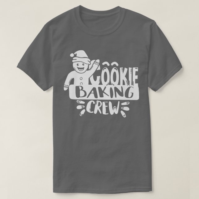 Cookie Baking Crew-familjen T Shirt (Design framsida)