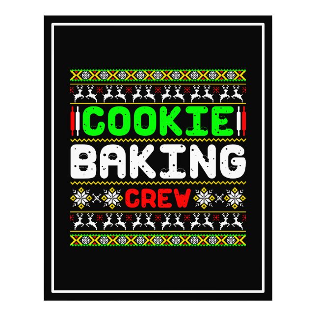 Cookie Baking Crew Fototryck (Framsidan)