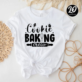 Cookie Baking Crew Funny Christmas Family T Shirt