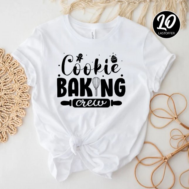 Cookie Baking Crew Funny Christmas Family T Shirt (Skapare uppladdad)