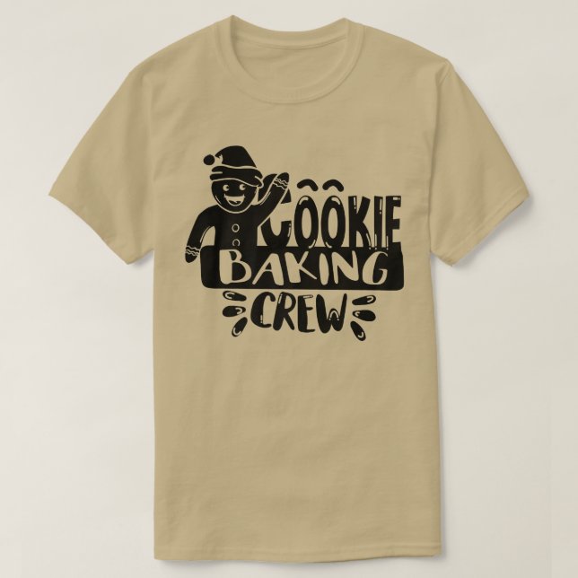 Cookie Baking Crew Funny Family  T Shirt (Design framsida)