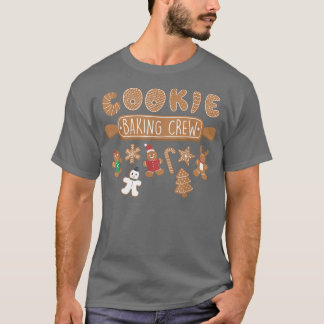 Cookie Baking Crew Funny Jul Gingerbröd Coo T Shirt