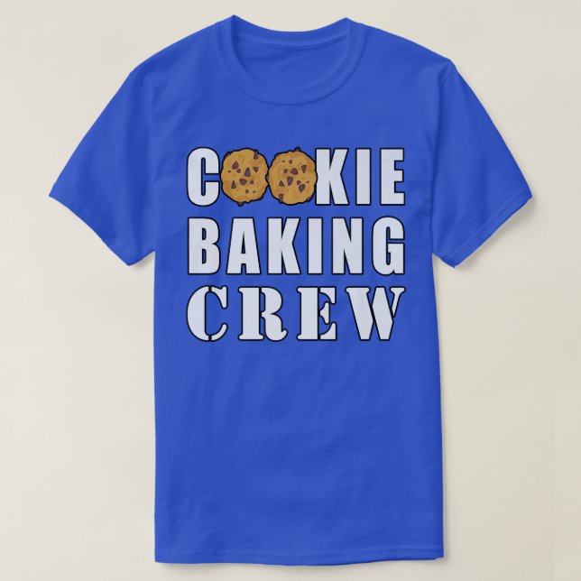 Cookie Baking Crew Funny T Shirt (Design framsida)