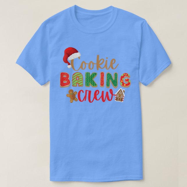Cookie Baking Crew Gingerbread Christmas Costume p T Shirt (Design framsida)