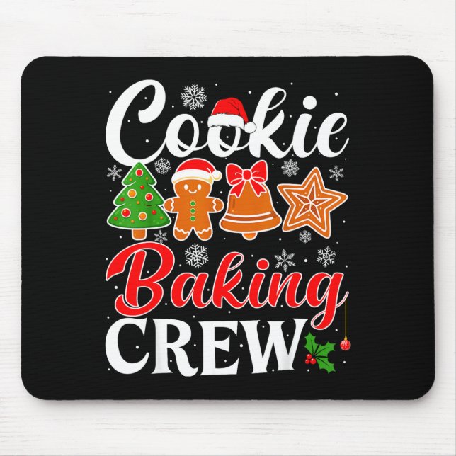 Cookie Baking Crew Gingerbread Xmas Holiday Cookie Musmatta (Framsidan)
