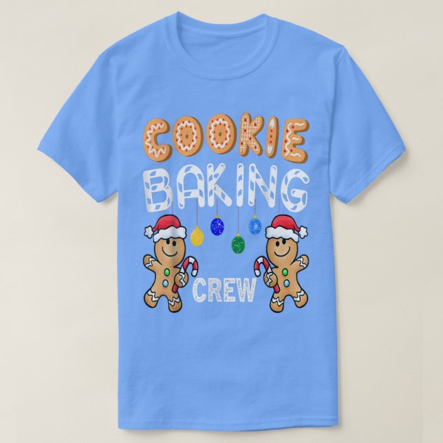 Cookie Baking Crew Gingertea juldräkt p T Shirt (Design framsida)