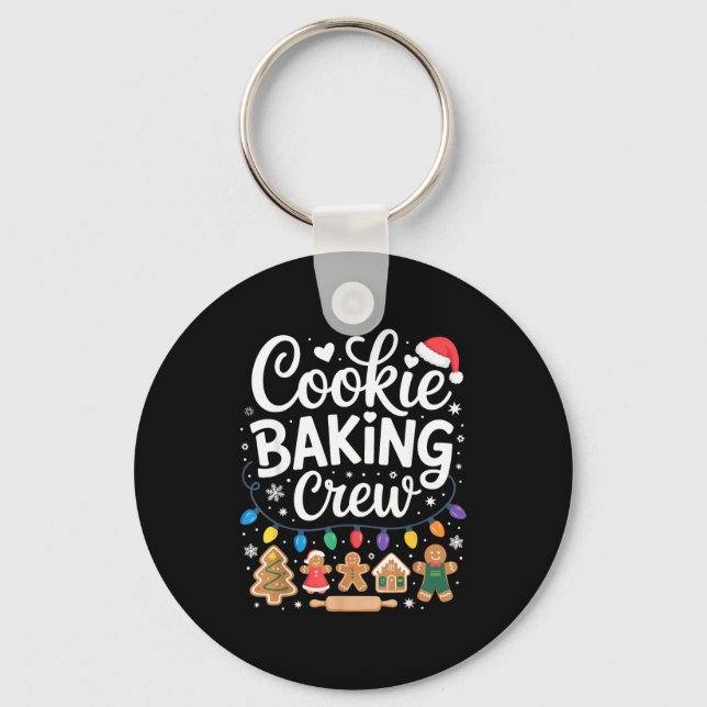 Cookie Baking Crew Holiday Squad Gingerbread Chris Nyckelring (Framsida)
