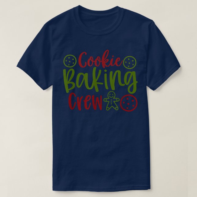 Cookie Baking Crew jul Cookies Baker Funny T Shirt (Design framsida)