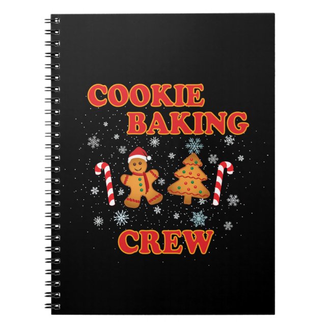 Cookie Baking Crew-julen Anteckningsbok (Framsidan)