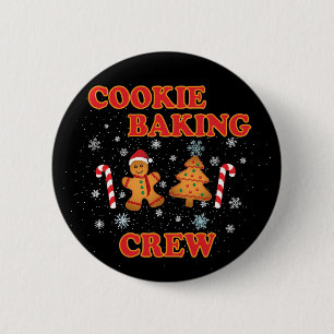 Cookie Baking Crew-julen Knapp