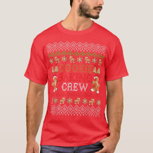 Cookie Baking Crew-julfamiljen Gingertea T T Shirt