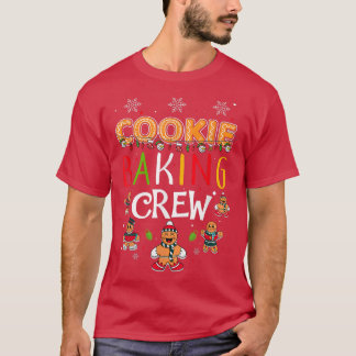 Cookie Baking Crew-julgräddbrödsmatchning T Shirt