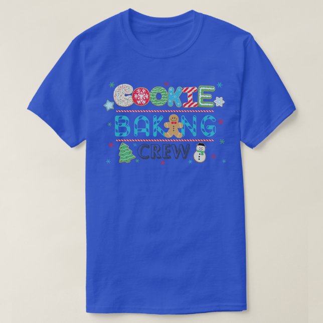 Cookie Baking Crew-julgranen - Gift för kvinnor Ki T Shirt (Design framsida)
