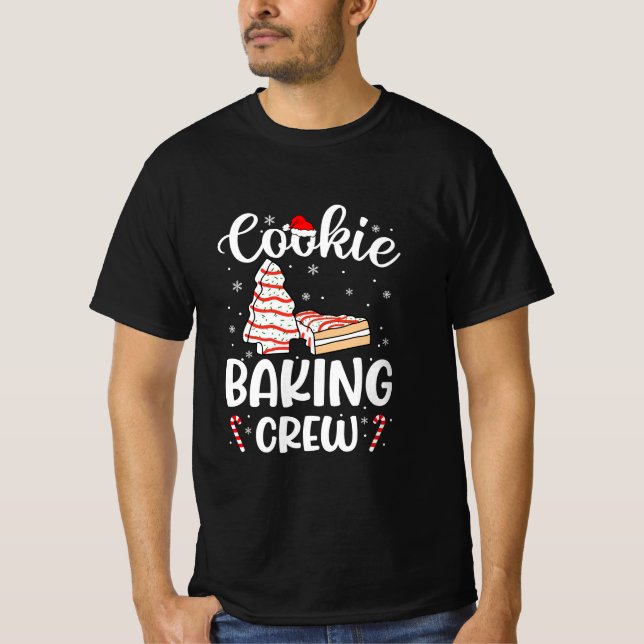 Cookie Baking Crew julklapp T Shirt (Framsida)
