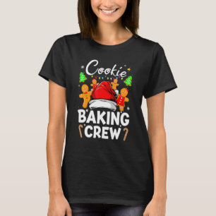 Cookie Baking Crew jultomtsfamiljens Gingerbr T Shirt