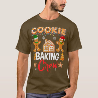 Cookie Baking Crew jultomtsfamiljens Gingerbr T Shirt