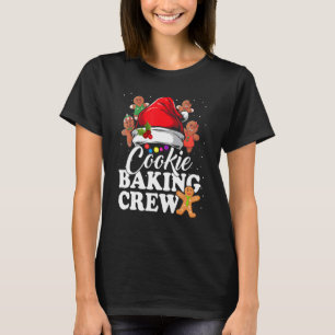 Cookie Baking Crew jultomtsfamiljens Gingerbr T Shirt