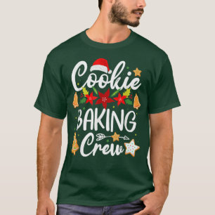 Cookie Baking Crew jultomtsfamiljens Gingerbr T Shirt