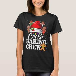 Cookie Baking Crew jultomtsfamiljens Gingerbr T Shirt
