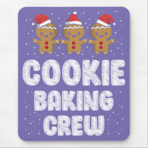 Cookie Baking Crew Shirt-julfamiljen Gingerbr Musmatta