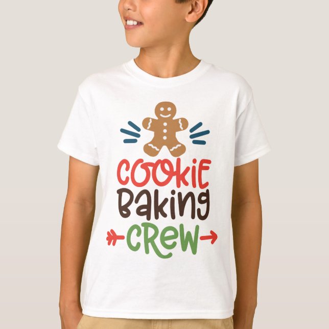 Cookie Baking Crew T Shirt (Framsida)