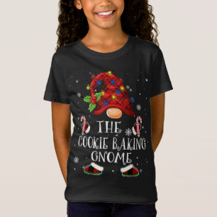 Cookie Baking Gnome Buffalo Play Julgran L T Shirt