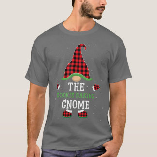 Cookie Baking Gnome Group som matchar jul P T Shirt