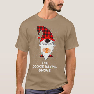 Cookie Baking Gnome Play Älskare Julafton Baker el T Shirt