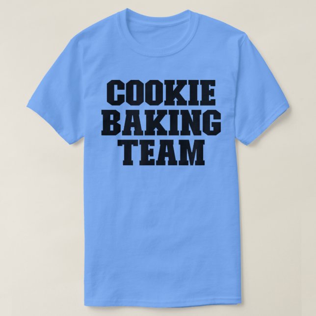 Cookie Baking Team är roligt för henne för honom T Shirt (Design framsida)