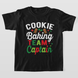Cookie Baking Team Captain Christmas Gingerbread T Shirt
