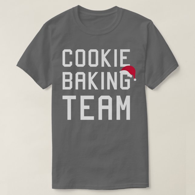 Cookie Baking Team Christmas merch  T Shirt (Design framsida)