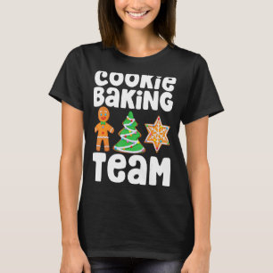 Cookie Baking Team jul-familjen Gingertea-familjen T Shirt