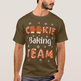 Cookie Baking Team-julfamiljen Baking Gingerb T Shirt