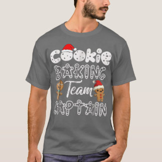 Cookie Baking Team Kapten Funny Baker Gingerbröd T Shirt