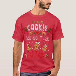 Cookie Baking Team Kapten Funny Gingerbröd Chri T Shirt
