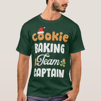 Cookie Baking Team Kapten Funny Gingerbröd Cooki T Shirt