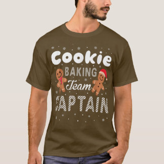Cookie Baking Team Kapten Gingerbröd jul C T Shirt