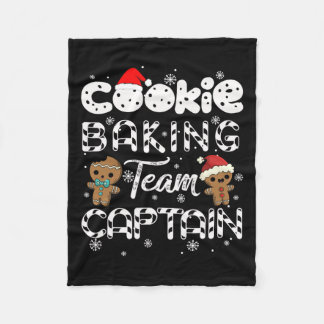 Cookie Baking Team kapten Gingerbröd jul Fleecefilt