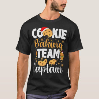 Cookie Baking Team kapten Gingerbröd jul T Shirt